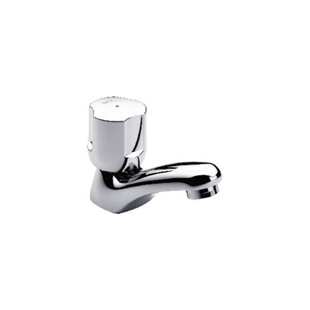 robinet simple pour lavabo chromé