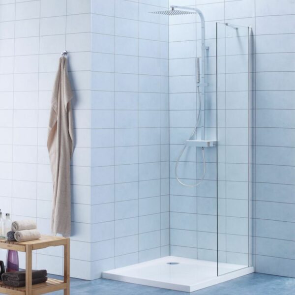 Paroi de douche de face fixe Alterna Domino 50cm – Image 3