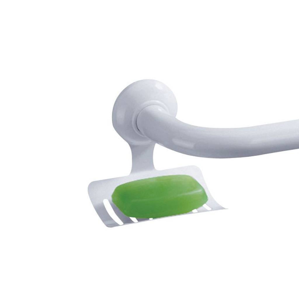 porte savon blanc