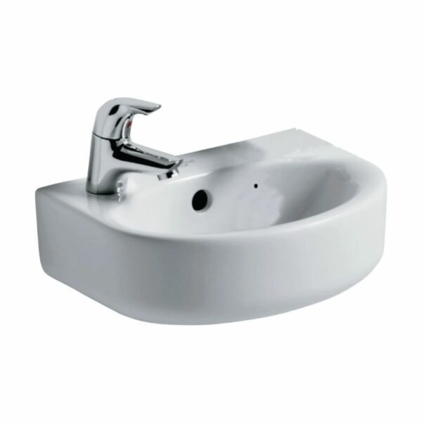 Lave-mains CONNECT ARC 35 x 26,5 x 15,5 cm en grès, blanc